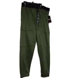 Tapout WWE Joggers Mens Medium Omega Green Black Athletic Sweatpants TPM700R NEW